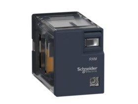 Przekaźnik miniaturowy Zelio RXM2L LED 24V AC 3A 4 styki C/O RXM4LB2B7 SCHNEIDER ELECTRIC