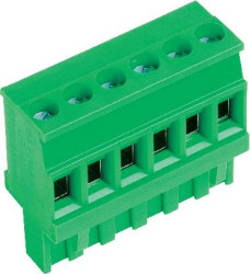 Obudowa złącza pin żeńskiego na kabel PTR Hartmann 51100100001D, Ilość pinów 10, Wymiary siatki: 5.08 mm, 1 szt.