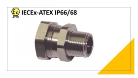 Dławnica kablowa Exd/e IECEx-ATEX M20x1,5 mosiężna z barierą IP66/68 836.220.0 /1szt./