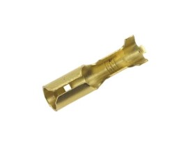 Konektor okrągły żeński nieizolowany 4mm