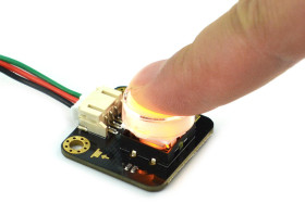 Gravity: LED Button for Arduino / micro:bit (Yellow)