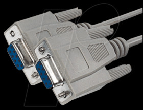 D-SUB cable, 1:1, 9-pin, BU/BU, 1.8 m