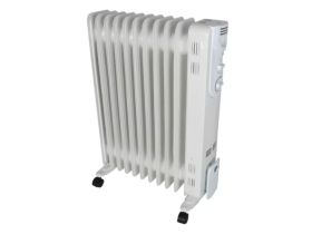 Grzejnik olejowy 2500W biały