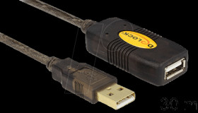 83453 USB 2.0 active extension, A-plug/A-socket, 30 m
