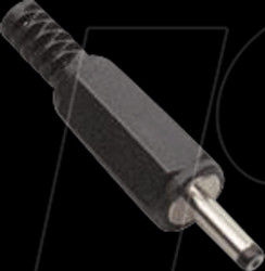 072602 DC power connector, Øi = 2.1 mm, Øa = 5mm, shaft: 9.5mm