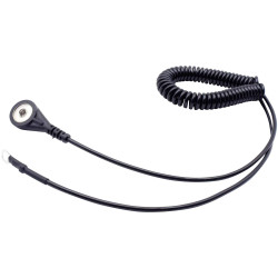 Quadrios 1903EC021 ESD earth cable 180 m 4 mm stud socket ring terminal