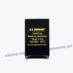 Kondensator TCAP 20uF/750V Print Mundorf