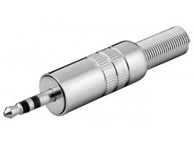 Wtyk jack - 3,5 mm - stereo wtyczka jack 3,5 mm (3-pinowa, stereo)