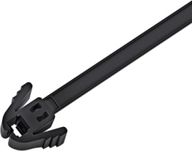 Cable tie, releasable, PA, (L x W) 305 x 4.7 mm, bundle-Ø 16 to 80 mm, black, -40 to 85 °C, 115-40300