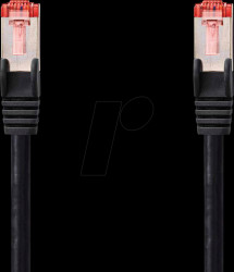 CCGL85221BK150 Patch cable, Cat.6, S/FTP, 15 m, black