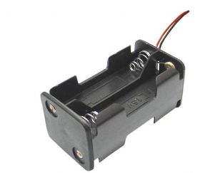 Koszyk na baterie 4xAA kwadrat