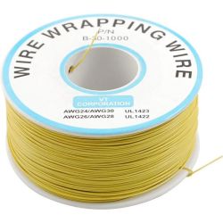 Przewód typu Kynar 30AWG 180m żółty