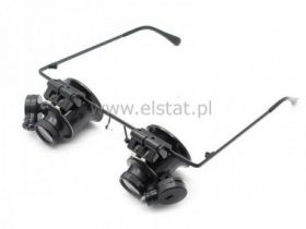 łupa zegarmistrzowska x20 z podśw.okulary