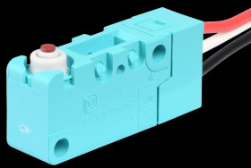 ABV161061J Snap-action microswitch, 1x REVERSE, plunger