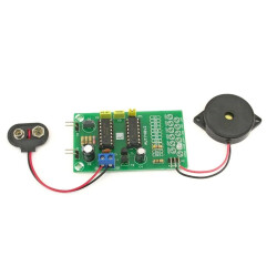 Dotykowy generator dźwięku syreny z niebieską diodą LED - KIT AVT 740