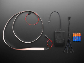 Adafruit Electroluminescent (EL) Tape/Strip Starter Pack - 100cm - White