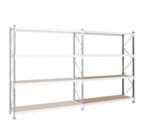 Regał magazynowy wysokość 2500mm 633kg Manorga Stal