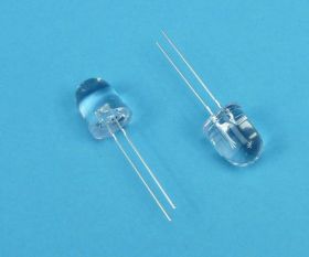 LED 10mm 12V CLEAR YELLOW 3000mcd