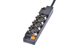 Rozdzielacz, 26X145x30mm, 10-30V Dc, 8X M8 3Pin, Vk001027