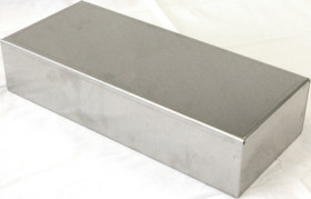 Aluminum enclosure, (L x W x H) 356 x 152 x 76 mm, natural, 1444-1463
