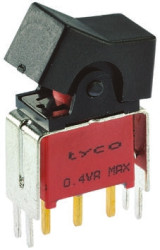Przełącznik kołyskowy Wł.-wł. Nie 5 A SPDT Czarny TE Connectivity