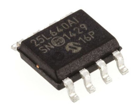 Pamięć szeregowa EEPROM Montaż powierzchniowy 64kbit 8-pinowy SOIC 8 K x 8 bitów