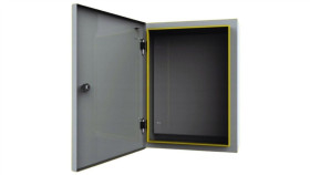 Rozdzielnica Hermetyczna Natynkowa Skrzynka Metalowa 400X300x170 Płyta Montażowa
