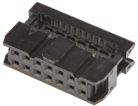 Złącze IDC 14-pinowe 2-rzędowe raster: 2.54mm Żeński Montaż na kablu Amphenol Communications Solutions