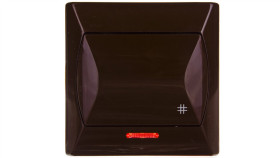 Akcent Łącznik Krzyżowy Z Podświetleniem Brązowy Łp-4As/24