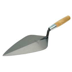 Marshalltown M34105 34 Wide London Pattern Brick Trowel - Wooden Handle 10.1/2in