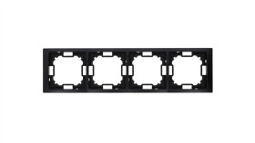 Simon Basic Ramka 4-Krotna Neos Ip20 Czarny Mat Bmrc4/49