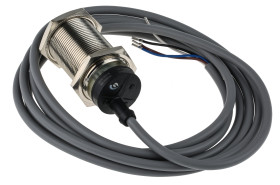 Czujniki fotoelektryczne Rozproszone odbicie cylindryczny RS PRO NPN NO+NC zakres 1 m Podczerwona dioda LED