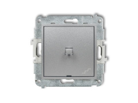 MINI Wyłącznik schodowy w stylu amerykańskim srebrny metalik 7MWPUS-3 KARLIK