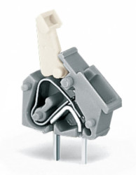 Złącze PCB 1 -pinowe raster 5/5.08mm Przewlekany Męski WAGO