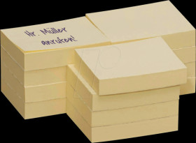 Sticky notes, 50 x 40 mm, 12 blocks of 100 sheets