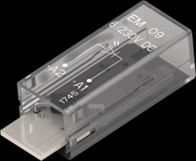 Protective module, A1+A2 for plug-in socket, 9-1415036-1