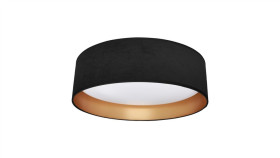 Plafon Rondo Black 18W Led Ml7070 Milagro