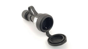 Gniazdo Gumowe Przenośne Z Klapką16a 230V Z Uchem Schuko 81032