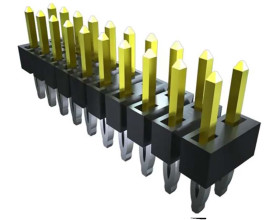 Złącze szpilkowe 10-pinowe raster: 2.0mm 2-rzędowe Samtec