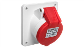 Gniazdo Tablicowe 16A 4P 400V 6H Ip44 Skośne 12500