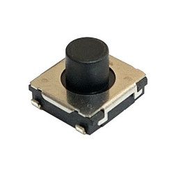 Klosz do przycisku dotykowego Panasonic SPST Czarny 20 mA Płytka przyciskowa 1.8 mm 2.5 mm Powierzchnia