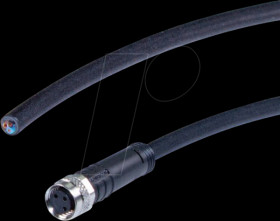 200100-22 Sensor cable, 10 m, 3-pin, open/M8 socket, for 24 V