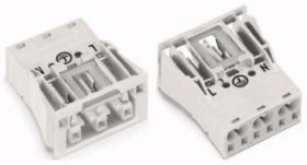 Gniazdo 3-torowe SnapIn białe WINSTA 770-723 /100szt./