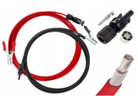 ZESTAW KABLI SOLARNYCH 2 X 4M 2,5MM2 (MC