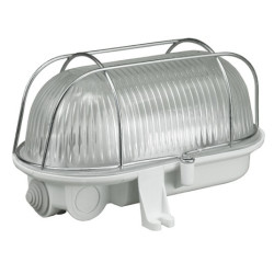 Opr. E27 IP44 OWAL100 siatka metal D.3152 PAWBOL