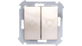 Simon 54 Przycisk Żaluzjowy Dzp1w.01/44