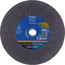 Tarcza tnąca prosta PFERD TOOLS 80 T 350-2,8 K PSF CHOP STEELOX/25,4 66323575 350 mm 10 szt.