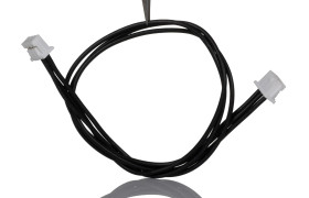 Kabel przewód-płytka, PicoBlade, 125 V, 1 A, raster: 1.25mm, 150mm, Zasilanie, Cyna, Czarny