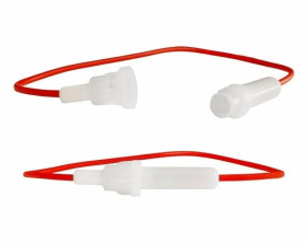 Gniazdo bezpiecznika 6,3x30mm na przewód 10A