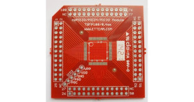 TQFP100 adaptor PCB module for PIC33/ PIC24/ PIC32 - ETT